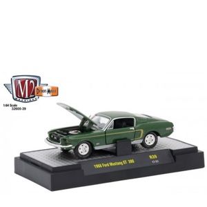 NIB M2 Machines 1:64 Auto Thentics 1968 Ford Mustang GT Green